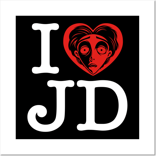 I LOVE JD Wall Art by CappO